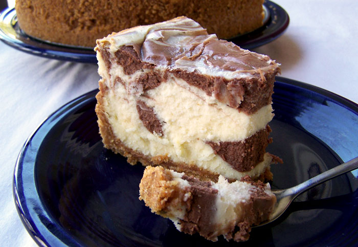 chocolate marble cheesecake