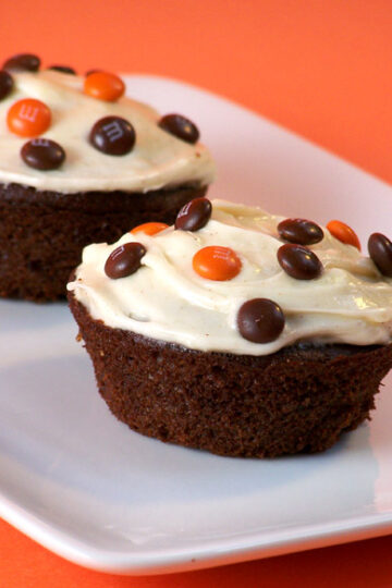 pumpkin chocolate cupcakes
