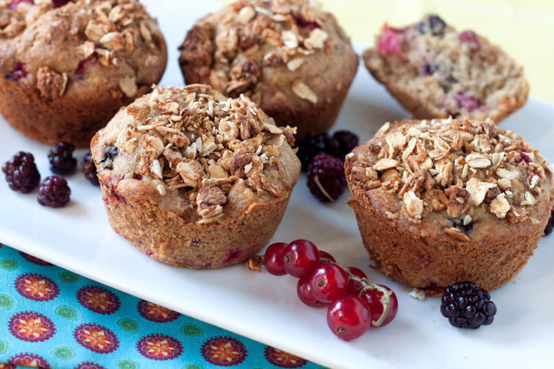 Berry-Orange Crunch Muffins