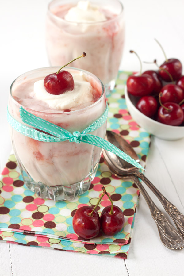 Cherry-Rhubarb Fool