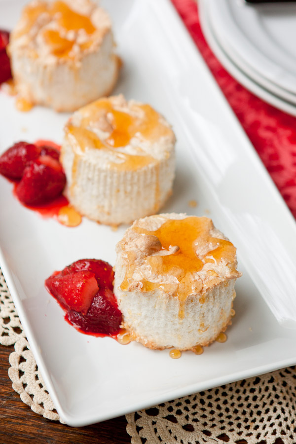 Mini Grapefruit Angel Food Cakes