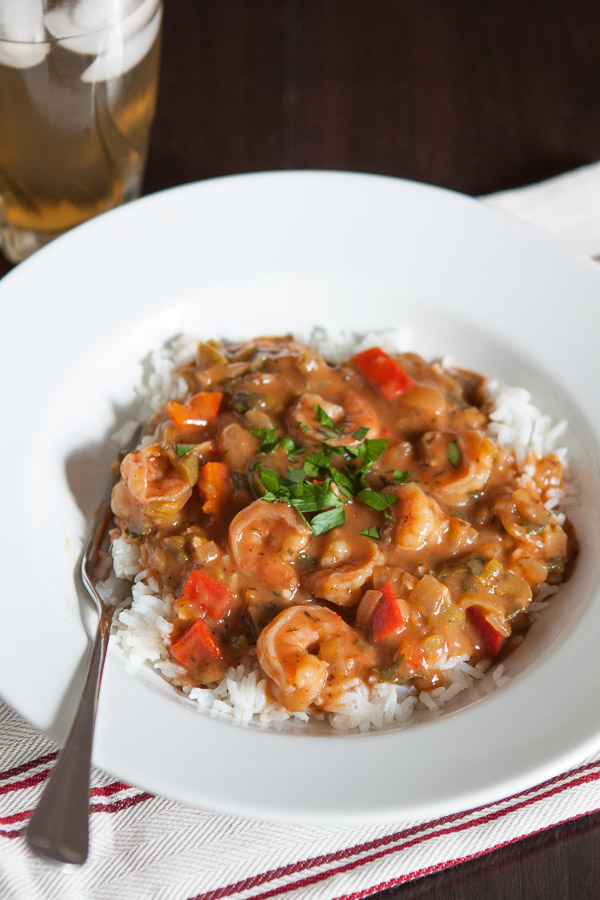 Lighter Shrimp Étouffée