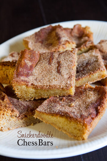 Snickerdoodle Chess Bars